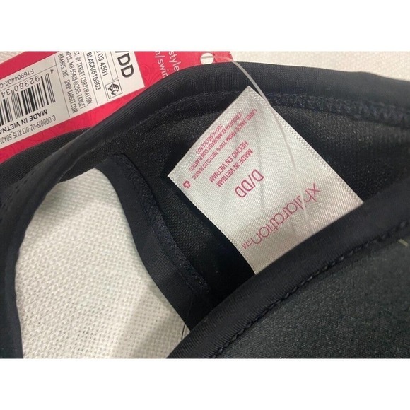 Xhilaration Women's Black Bikini Top, Size D/DD - Picture 4 of 5